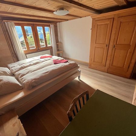 Chalet Sonnenheim, Wohnung Mit Panoramafenster Adelboden Exteriör bild